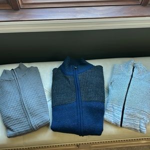 Kenneth Cole zip up sweater bundle size L/XL